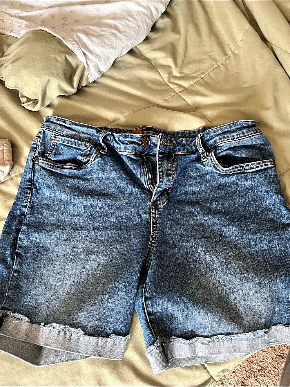 KUT from the Kloth Denim Jean Shorts Blue Size 14